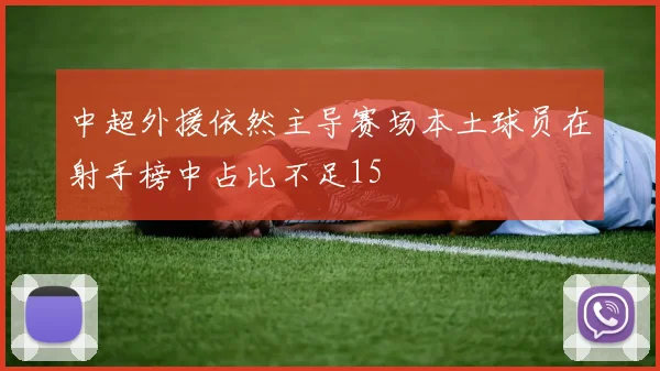 中超外援依然主导赛场本土球员在射手榜中占比不足15